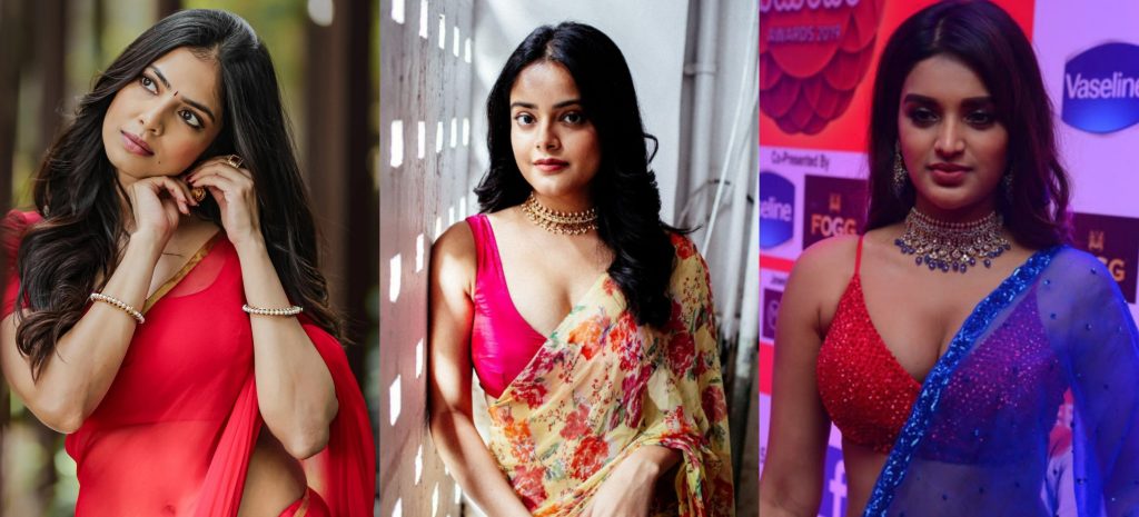 Malavika Ridhi and Nidhi (The Raja Saab Heroines)